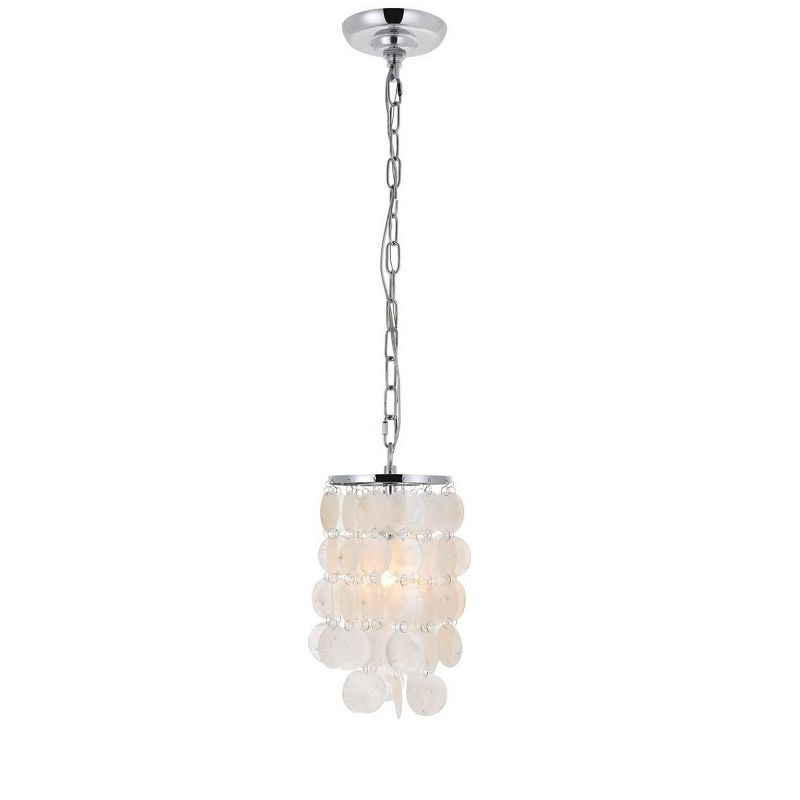 Elegant Lighting Selene 1 light Chrome Pendant