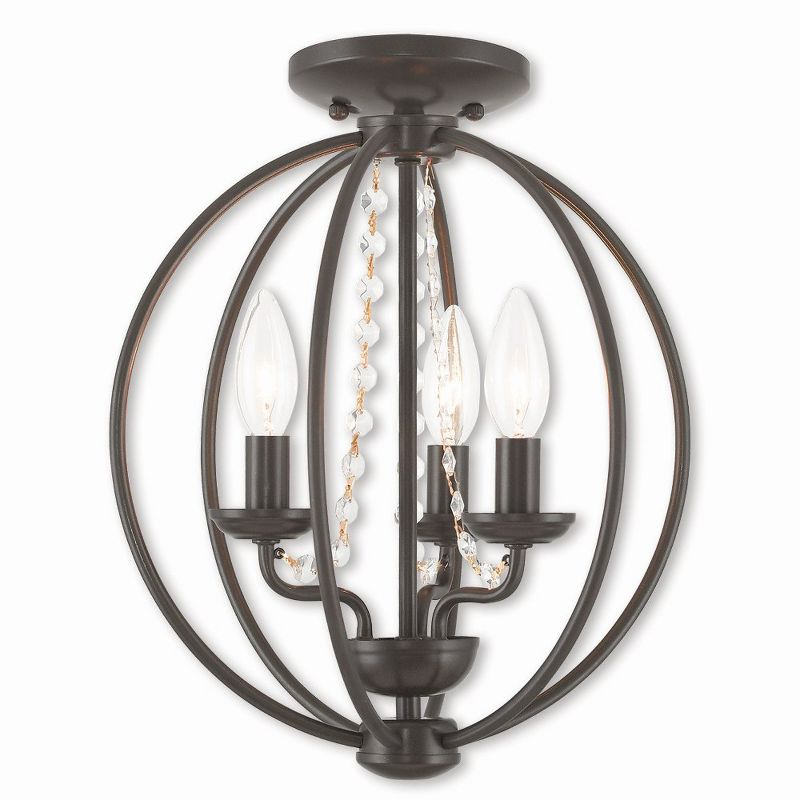 Livex Lighting Arabella 3 - Light Chandelier in  English Bronze