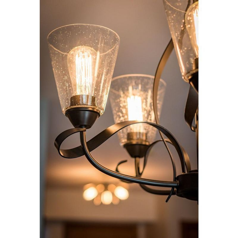 Vaxcel Cinta 5 - Light Chandelier in  Oil Rubbed Bronze