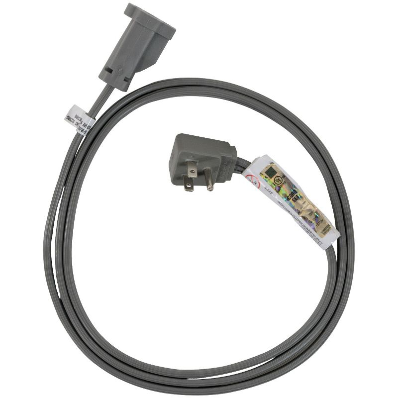 Certified Appliance Accessories® 15-Amp Grounded Appliance Extension Cord, 12ft in Gray, Size: 12 Ft.