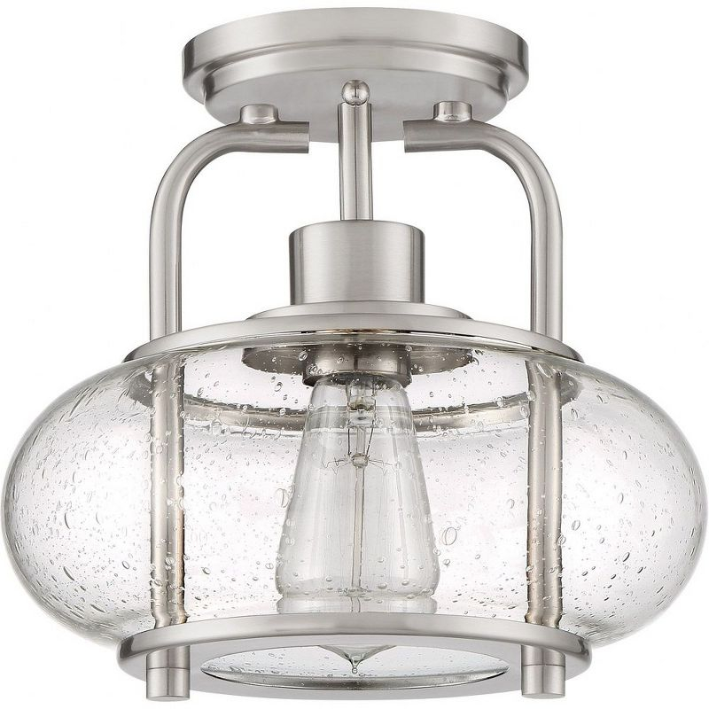 Quoizel Lighting Trilogy 1 - Light Semi-Flush Mount in  Brushed Nickel