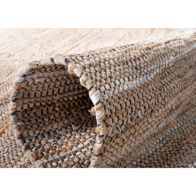 Vintage Leather VTL203 Hand Woven Area Rug - Beige - 4'x6' - Safavieh.