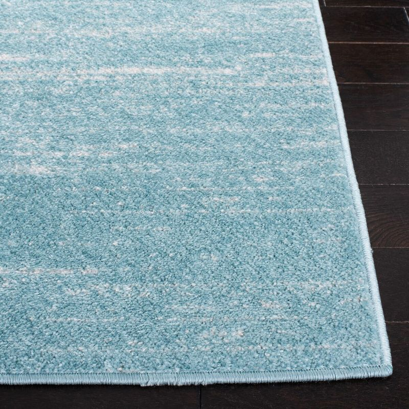 Adirondack ADR113 Machine Made Indoor Area Rug - Aqua/Ivory - 6'-7"x6'-7" - Safavieh