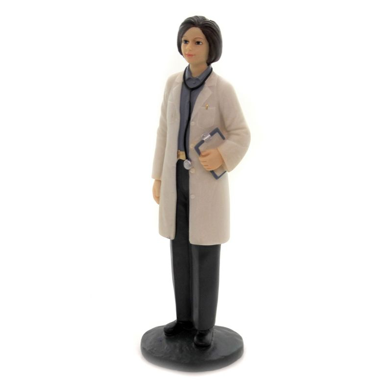 Figurine 8.0 Inch Female Doctor White Hospital Medical Figurines