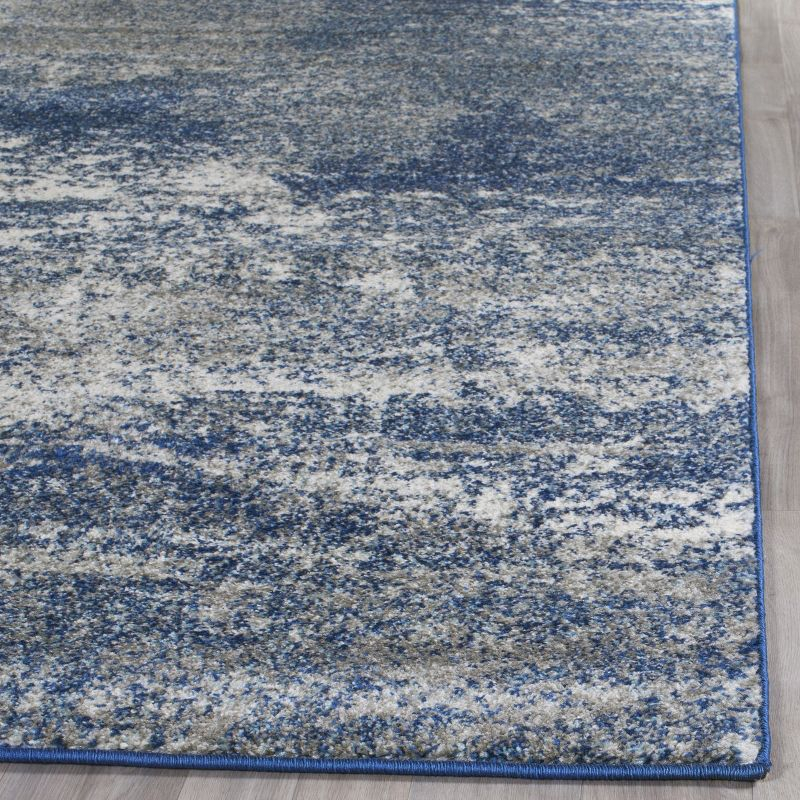 Evoke EVK272 Power Loomed Indoor Accent Rug - Navy/Ivory - 2'2"x4' - Safavieh