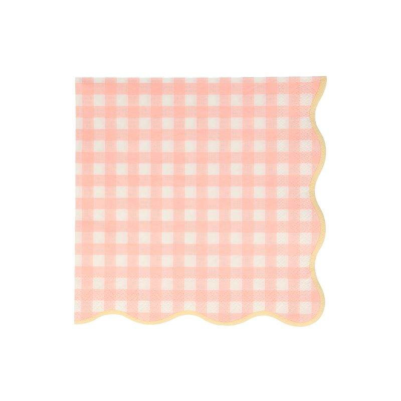 Meri Meri Gingham Large Napkins (Pack of 20)