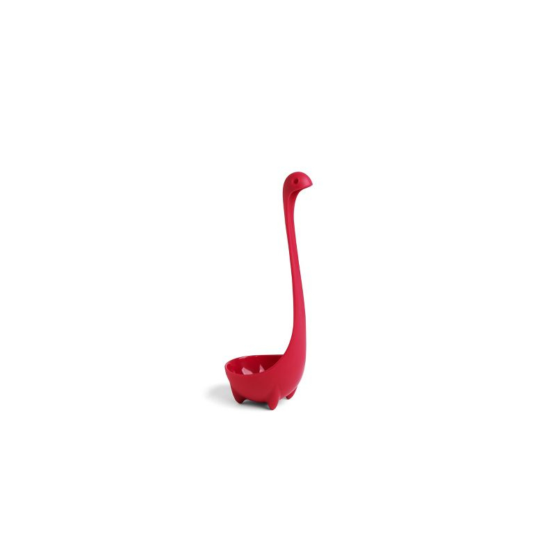 Ototo Jumbo Nessie Ladle Purple: Ergonomic BPA-Free Plastic, Dishwasher-Safe, 5.9 Volume, 8.69" Handle, 1 Piece
