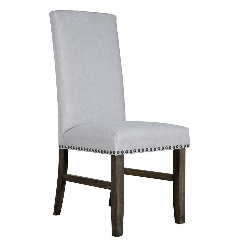 New Classic Furniture, Julius Upholstered Dining Chair (2 Per Carton)-Walnut