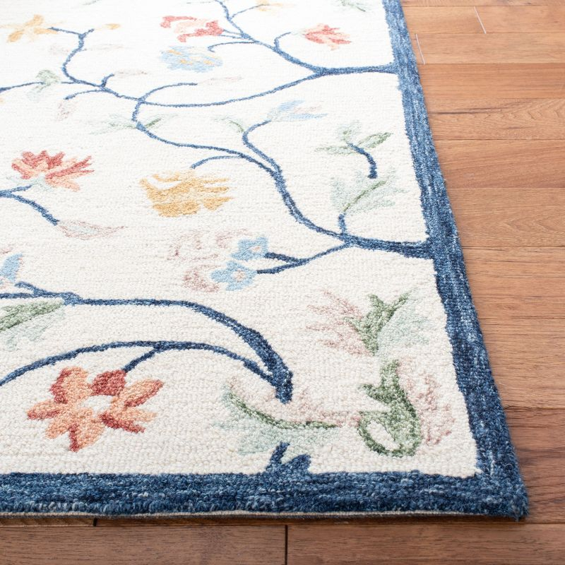 Metro MET120 Hand Tufted Area Rug - Ivory/Blue - 4'x6' - Safavieh.