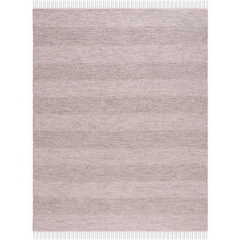 Montauk MTK330 Hand Woven Indoor Area Rug - Ivory/Steel Grey - 8'x10' - Safavieh