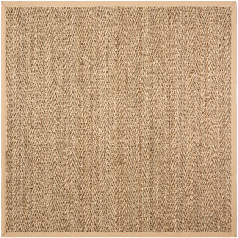 Natural Fiber NF115 Power Loomed Indoor Area Rug - Natural/Beige - 4'x4' - Safavieh