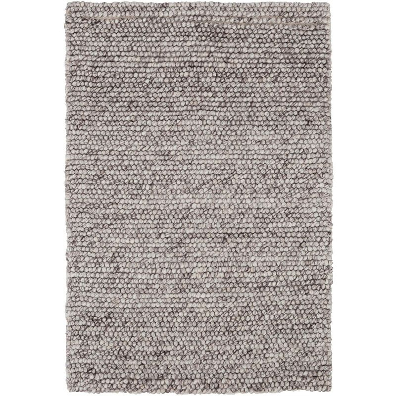 Niels Grey Handwoven Wool/Viscose Rug