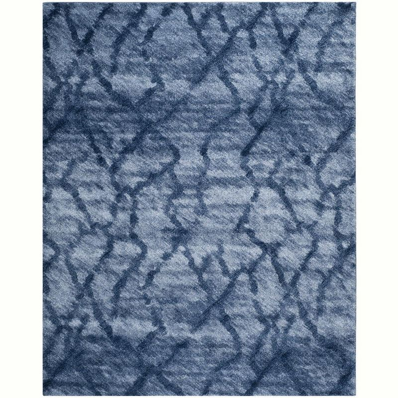 Retro RET2144 Power Loomed Indoor Area Rug - Blue/Dark Blue - 10'x14' - Safavieh.