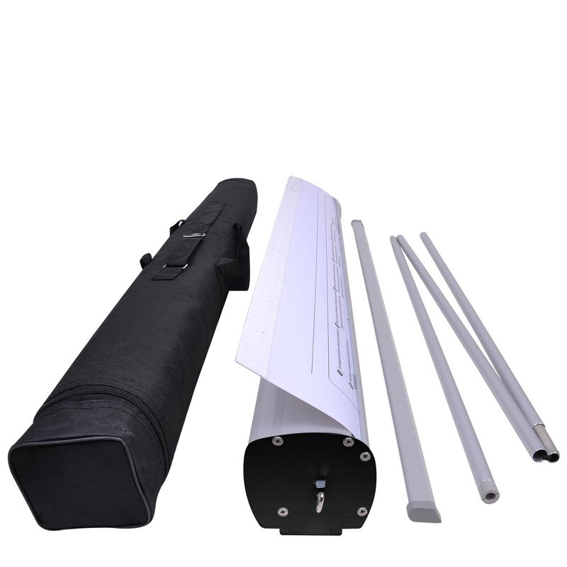 Yescom 2x Economy 33"x79" Retractable Roll Up Banner Stand Trade Show Display