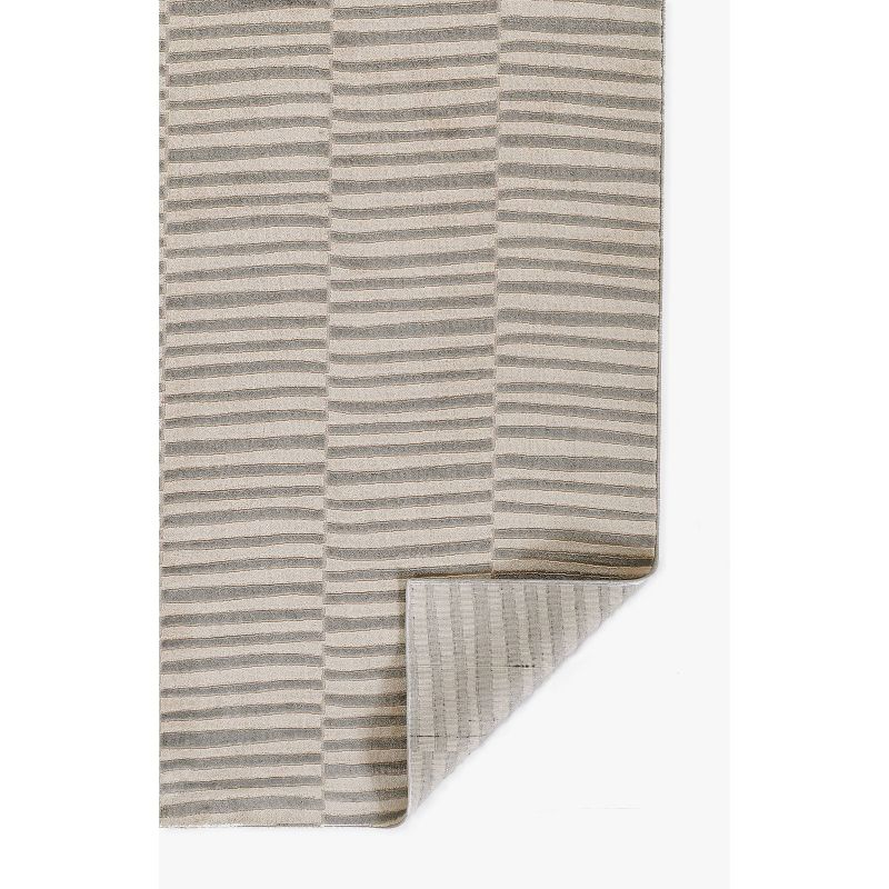 Momeni 7'10"x9'10" Xander Maxwell Machine Loomed Area Rug Gray: Geometric Pattern, Low Pile, Indoor Use, Polyester & Polypropylene