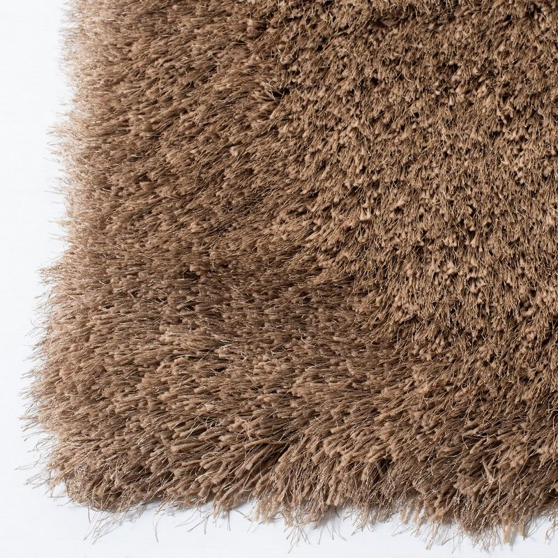Shag SG256 Hand Tufted Indoor Accent Rug - Taupe - 2'x3' - Safavieh.