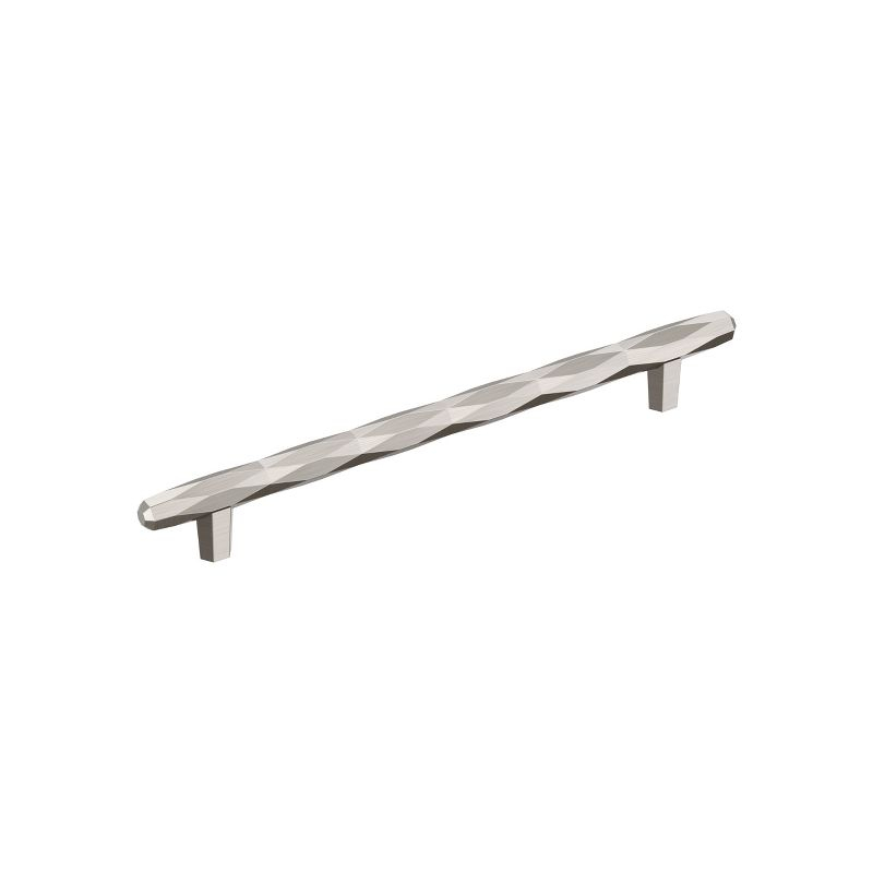 Amerock St. Vincent 8 inch (203mm) Center-to-Center Satin Nickel Cabinet Pull