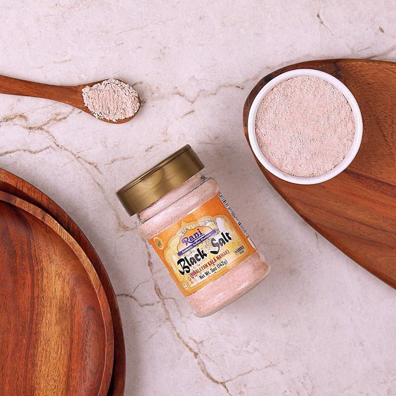 Black Salt (Kala Namak) Mineral Powder - 5oz (142g) - Rani Brand Authentic Indian Products