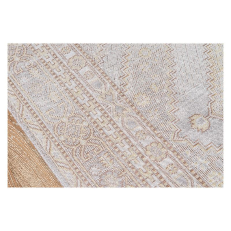 4'x6' Shapes Geometric Loomed Area Rug Gray - Momeni: Modern Indoor Low Pile Polyester Rectangle, Spot Clean