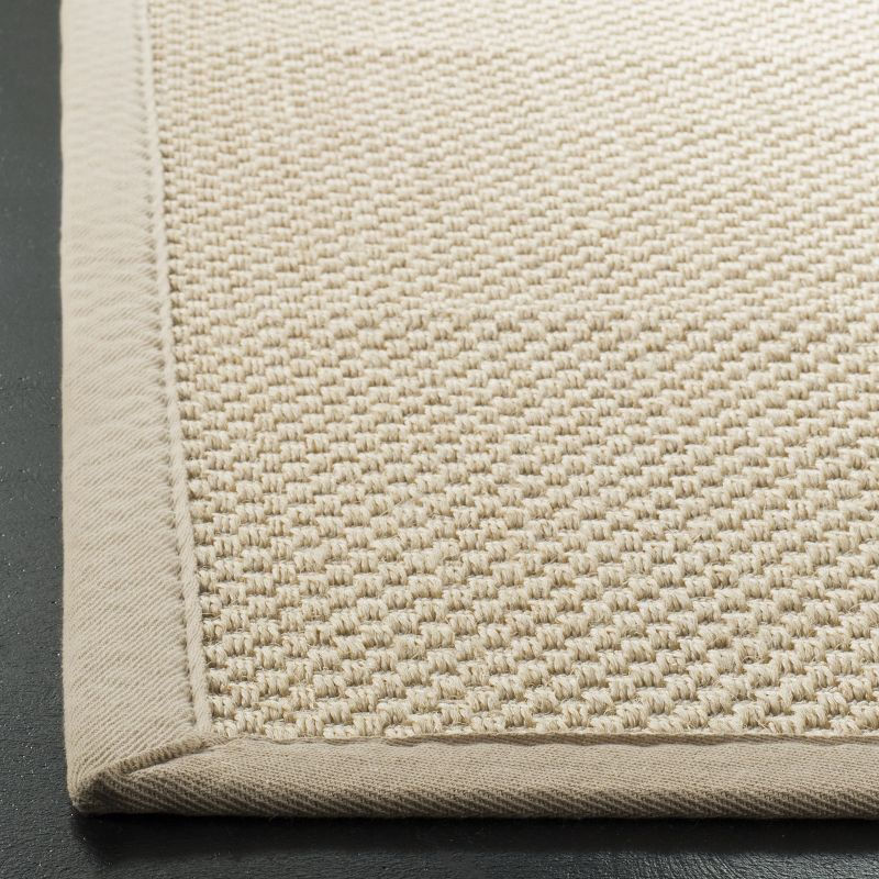 Natural Fiber NF150 Power Loomed Indoor Area Rug - Ivory/Light Beige - 4'x6' - Safavieh