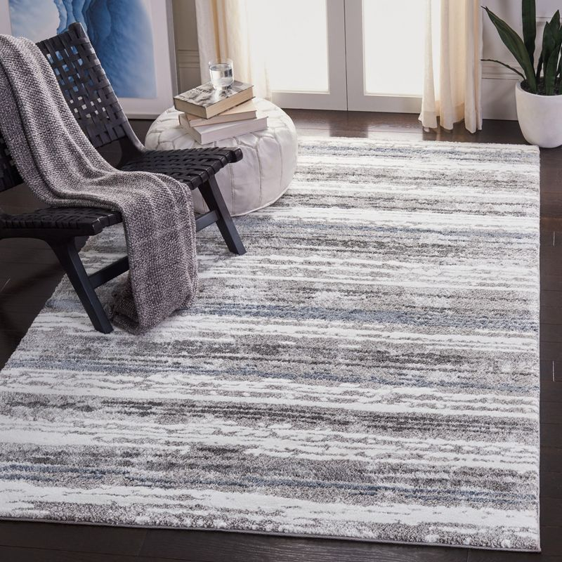 Century CTY322 Power Loomed Area Rug - Grey/Blue - 5'3"x7'7" - Safavieh.