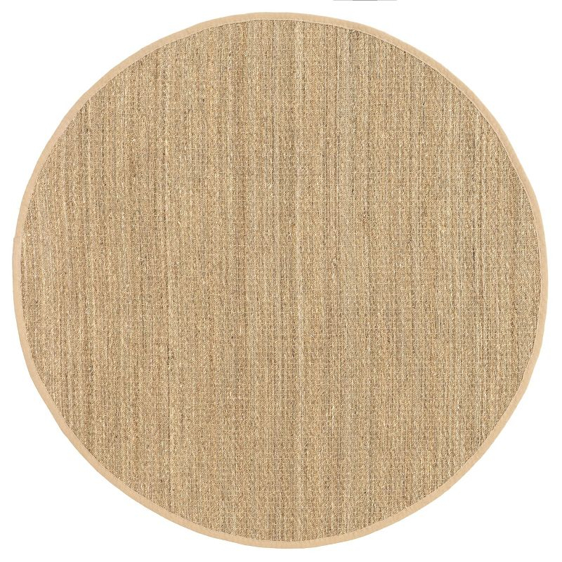 Nuloom Elijah Farmhouse Seagrass Indoor Area Rug, Round 4', Beige