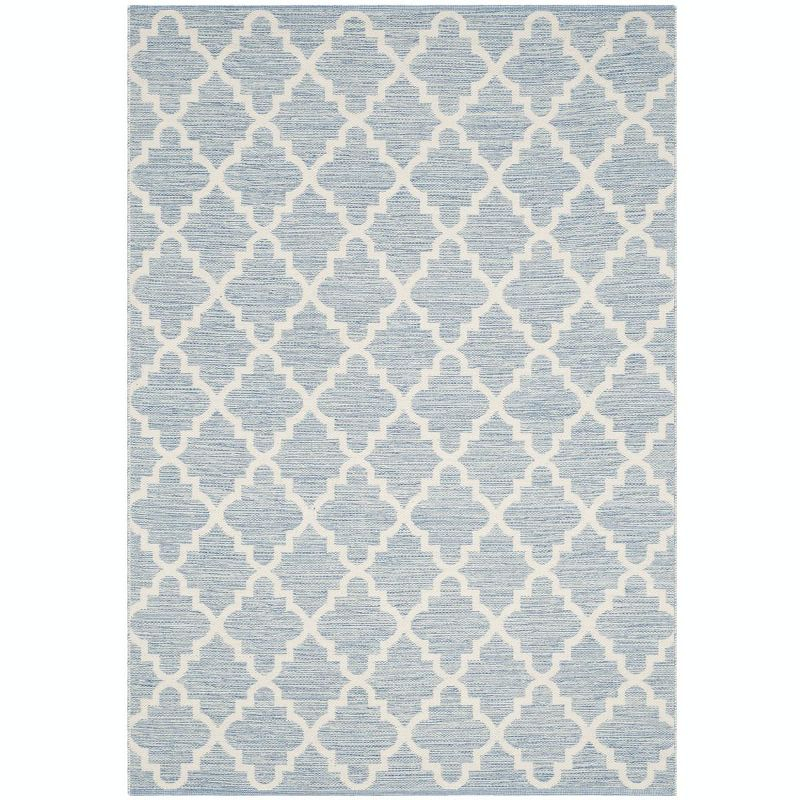 Montauk MTK810 Hand Woven Indoor Area Rug - Light Blue/Ivory - 5'x8' - Safavieh.