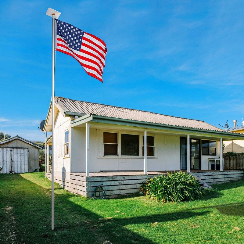 Yescom 25' Upgraded Sectional Aluminum Flagpole Silver