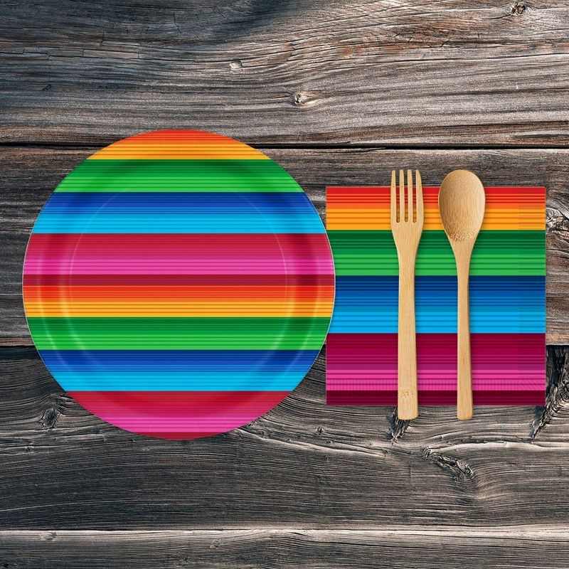 Beistle Fiesta Luncheon Napkins, (48/Pkg) Multicolored