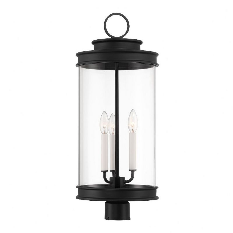Savoy House Englewood 3 - Light Post Light in  Matte Black
