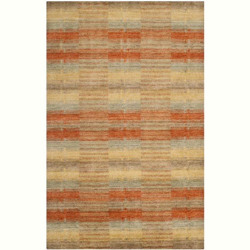 Himalaya HIM473 Handmade Area Rug - 6'x9' - Multi - Safavieh