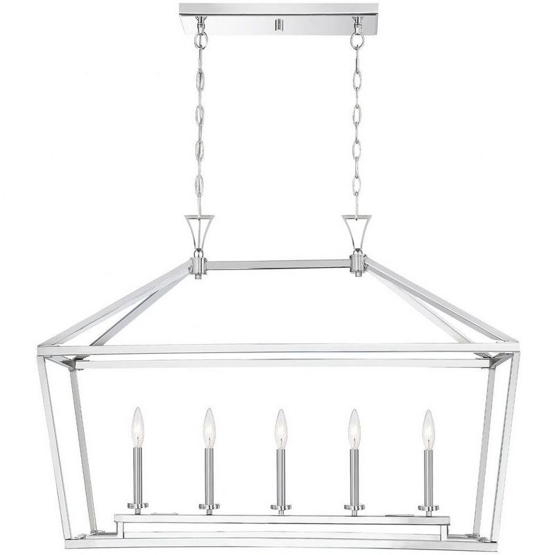 Savoy House Townsend 5 - Light Chandelier in  Polished Nickel