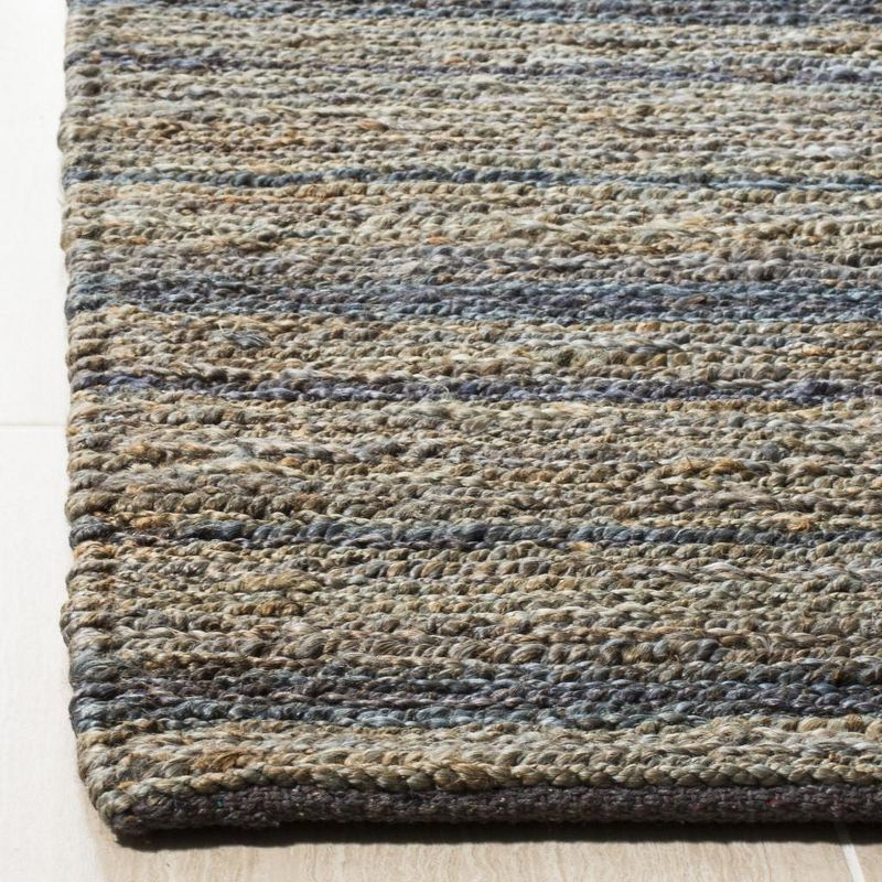Organic ORG115 Hand Knotted Accent Rug Blue 3' X 5' - Safavieh.