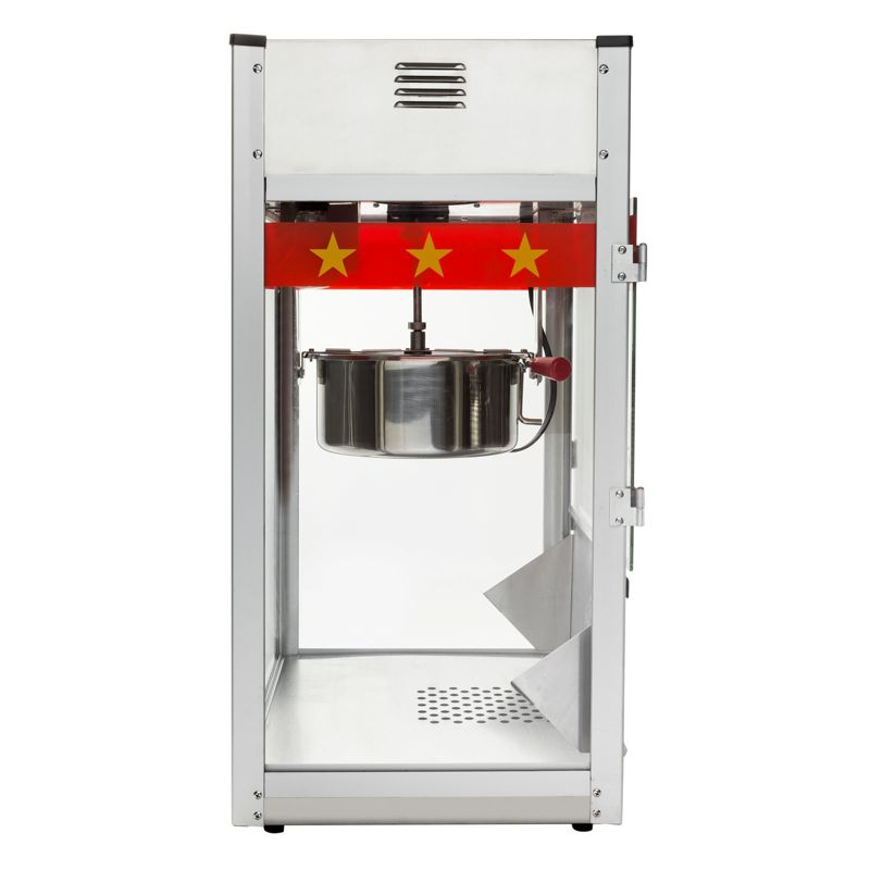 Olde Midway Commercial Popcorn Machine, Bar Style Popper with 12 Ounce Kettle, Black