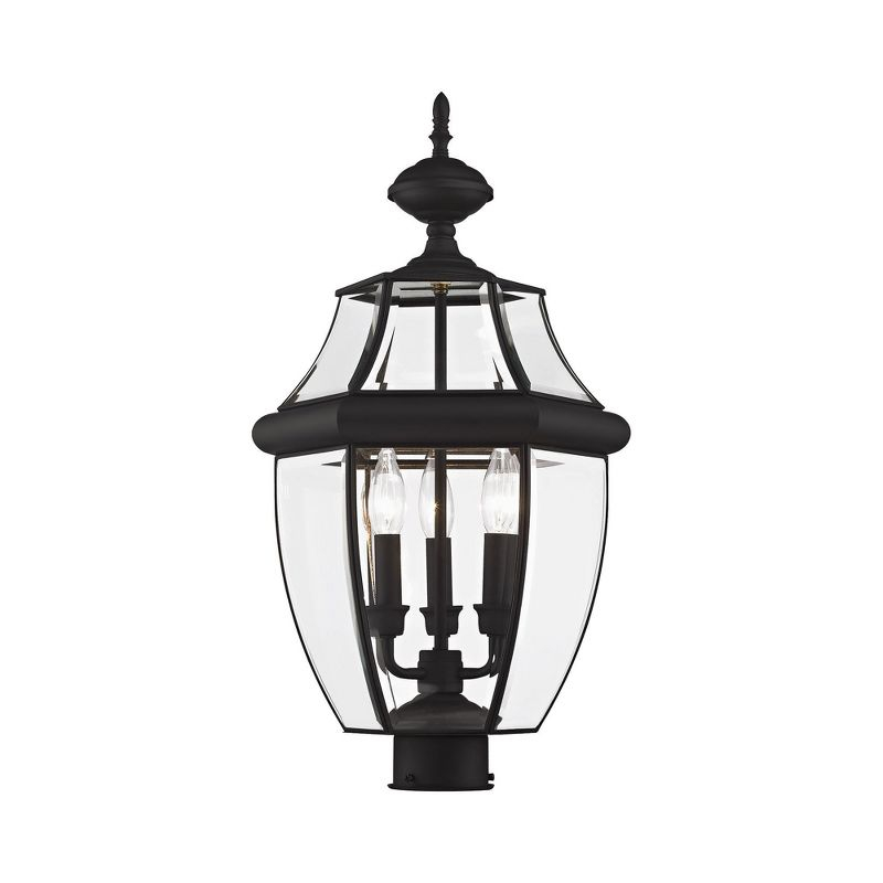 Livex Lighting Monterey 3 - Light Lantern in  Black