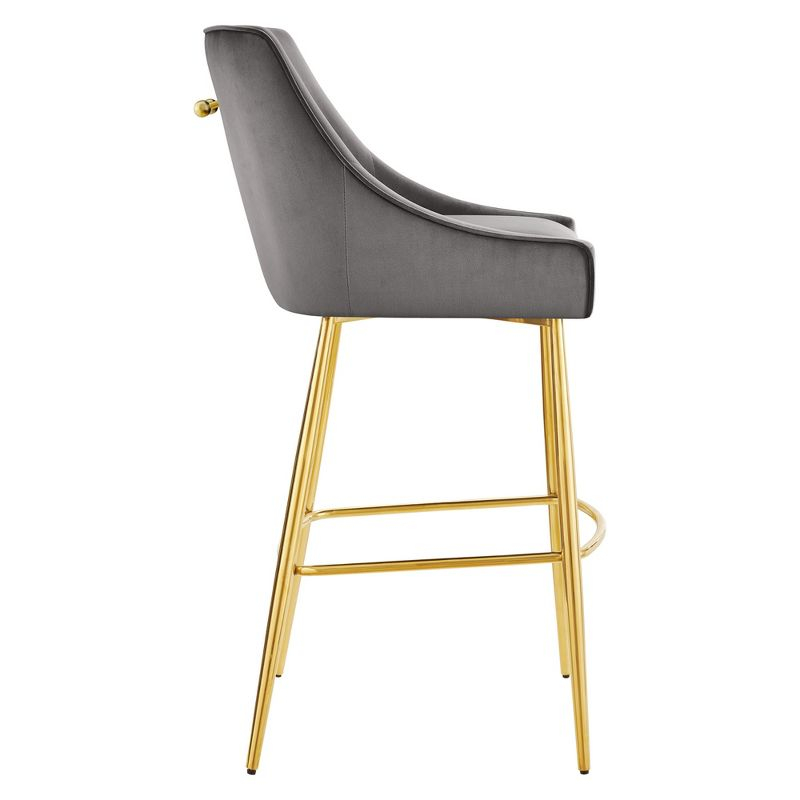 Modway Discern Performance Velvet Bar Stool