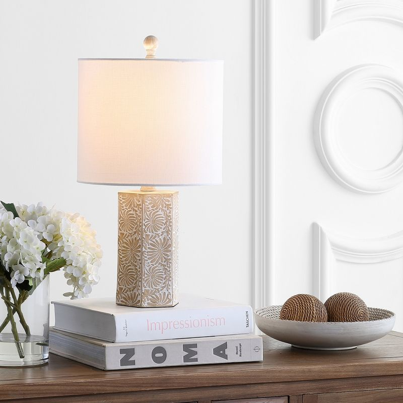 Eliseo Table Lamp - 18.5 Inch Height - TBL4167 - Beige - Safavieh