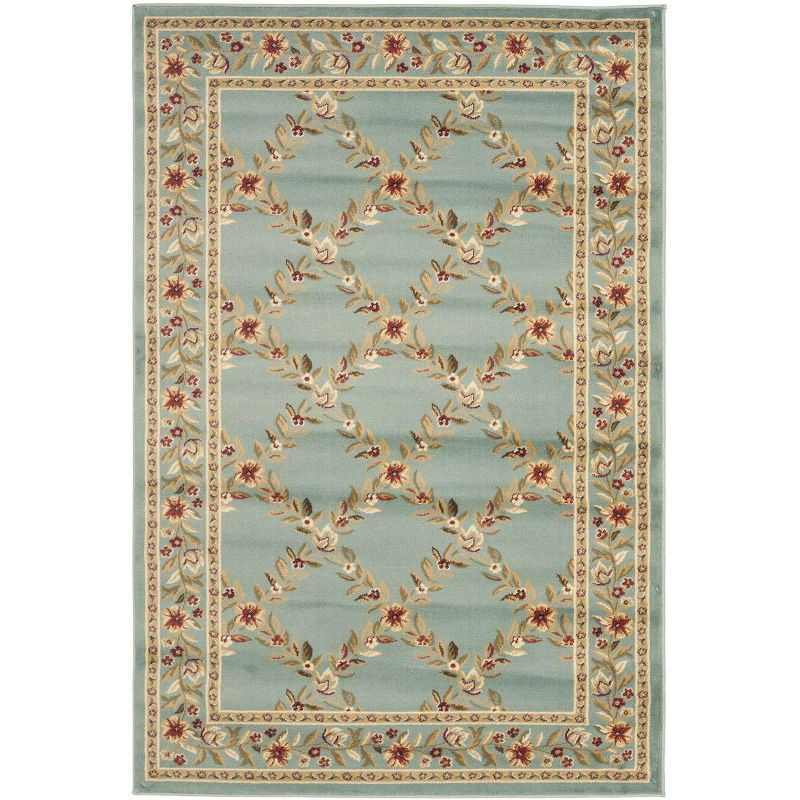 Lyndhurst LNH557 Power Loomed Accent Rug - Blue/Blue - 3'3"x5'3" - Safavieh.