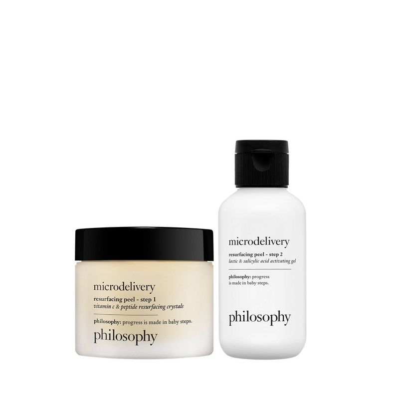 philosophy Microdelivery 2-Step Resurfacing Peel Kit - 4 fl oz/2ct - Ulta Beauty
