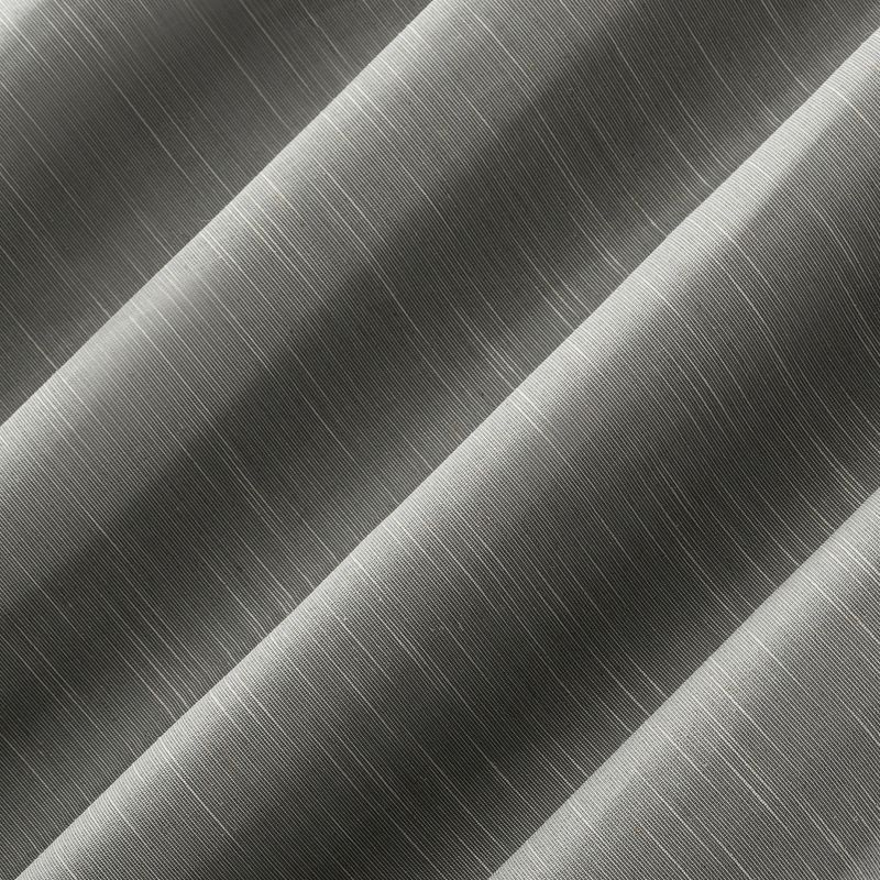 50"x96" Archaeo Total Blackout Textured Linen Blend Grommet Top Curtain Panel Gray: Modern Noise Reduction, Thermal Insulated