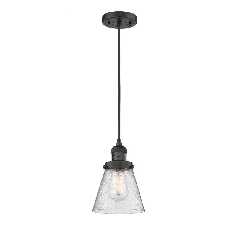 Innovations Lighting Cone 1 - Light Pendant in  Matte Black