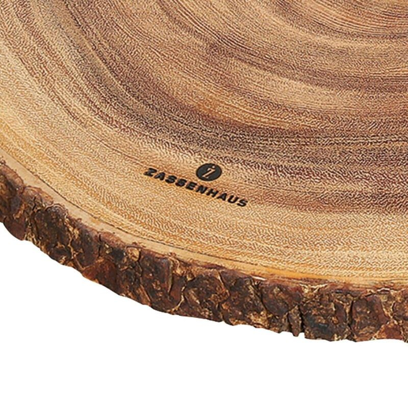 Zassenhaus Wood Serving Board, Acacia , round, 18"