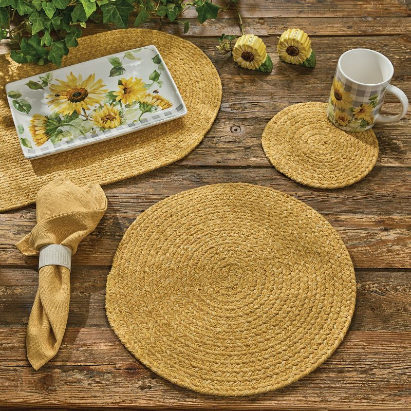 Park Designs Cumin Spice Bin Braided Table Runner 15" X 54"