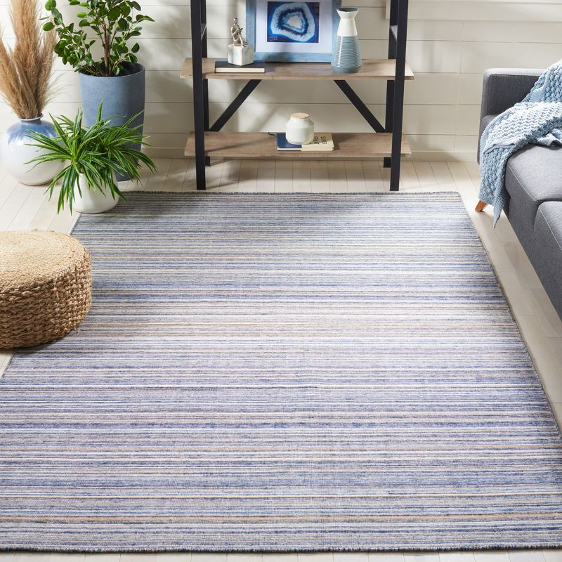 Kilim KLM313 Hand Woven Area Rug - Blue/Yellow - 5'x8' - Safavieh.