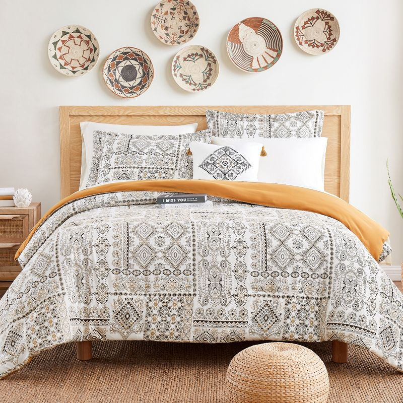 Modern Threads Printed Complete Bed Set Isla, Queen