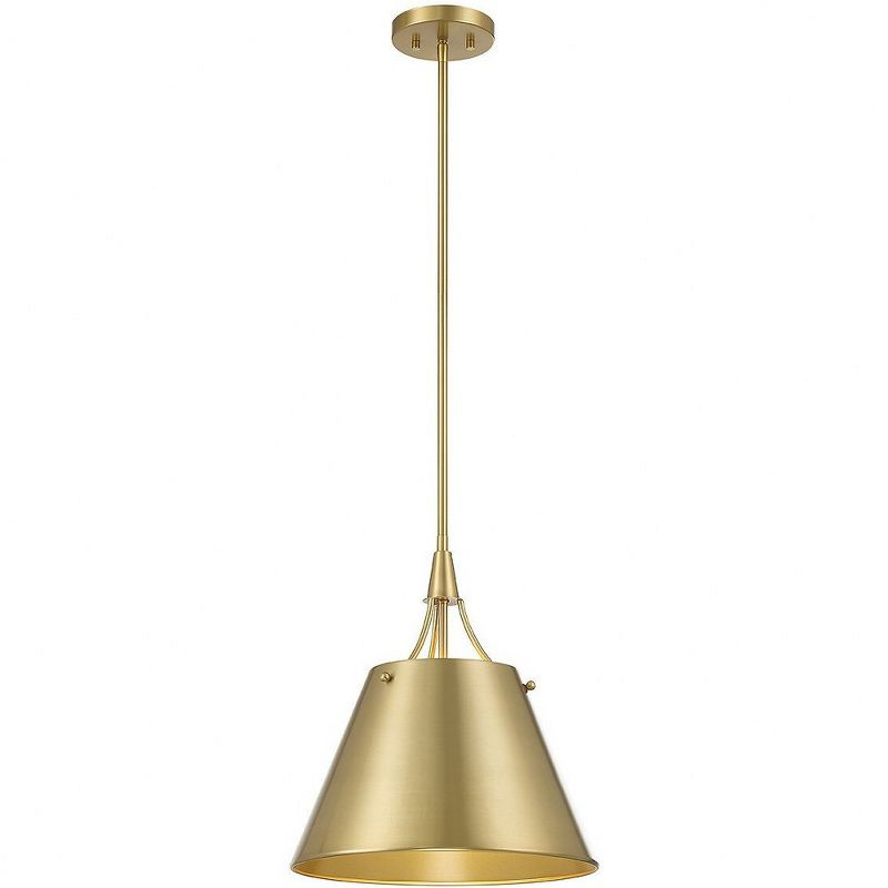 Savoy House Willis 1 - Light Pendant in  Warm Brass