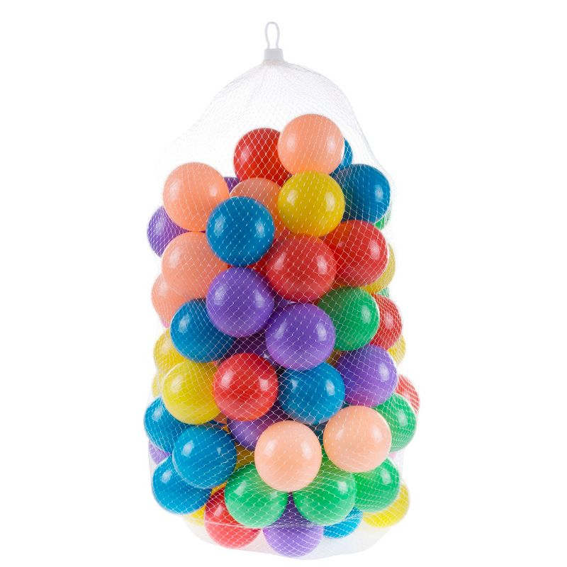 Toy Time Kids Popup 6-Sided Ball Pit With 200 Balls