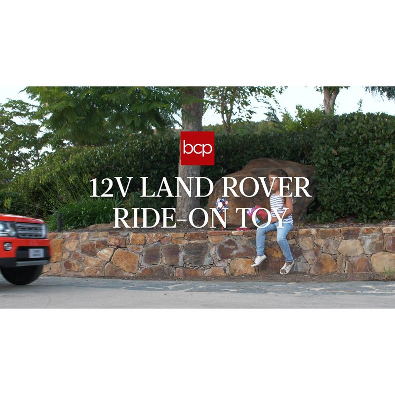 Best Choice Products 12V 3.7 MPH 2-Seater Licensed Land Rover Ride On Car Toy w/ Parent Remote Control - Black