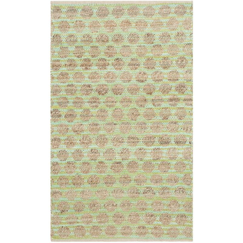 Cape Cod CAP820 Woven Indoor Accent Rug - Green/Natural - 3'x5' - Safavieh