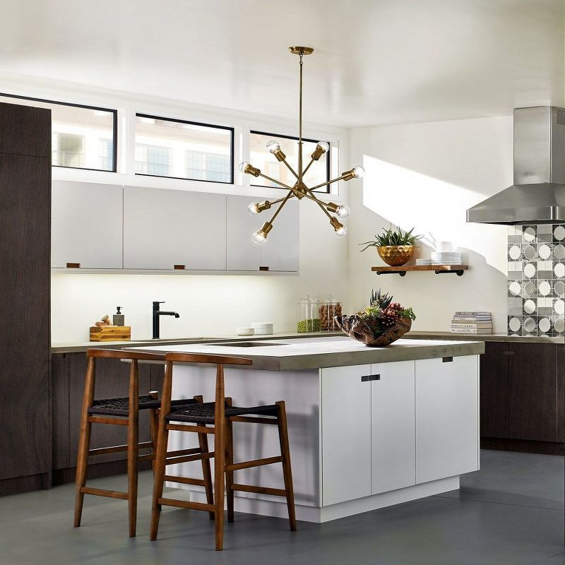 Kichler Lighting Armstrong 8 - Light Chandelier in  Natural Brass